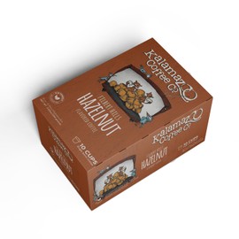 KALAMAZOO COFFEE COMPANY Hazelnut Flavored Coffee K-Cups (60 Count) - Medium Roast, Compatible with K-Cup Coffee Makers