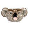 Creative Co-Op 7.75 Inches Round Ceramic Koala Head, Holds 5
