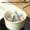 Silicone Egg Boiler Rack, Freestanding Egg Boiler Holder with 6