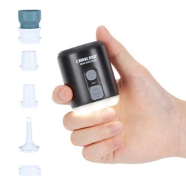 CAMULAND Mini Air Pump with Magnetic Design Camping Lantern Electric Pump for Inflatables with 1400mAh Battery Rechargeable for Air Mattress, Pool Floats,Vacuum Storage Bag