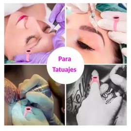 100 Anillos Tinta Pigmento Microblading Tatuaje Cups Tamaños