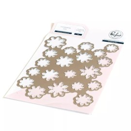 PINK FRESH Alte N New - PINK FRESH  METAL CUTTING DIE - SNOWFLAKES BACKGROUND