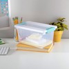 Sterilite 19628604 Medium Clip Clear Storage Box With Latched Lid