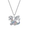 VEEHOO Dragon Necklace for Girls Women,Cute Animal Jewelry Christmas Birthday