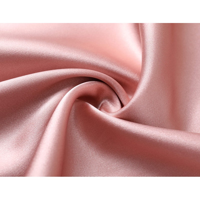 PRODESIGN Satin Kimono Robe Long Silky Bath Robe with Ostrich