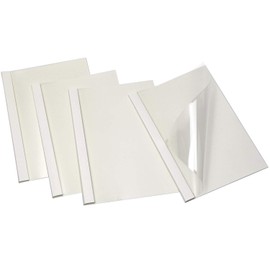 RAYSON Thermal Binding Covers 2 mm 15 Sheets A4 White Pack of 25