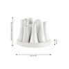 Mariles Vases Set on Base Flower Vases Flower Pot Table