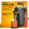 Eurolux Hands-Free Electric Citrus Juicer Machine, Orange Lime Grapefruit Lemon