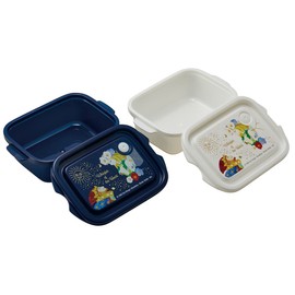 Skater FCN2WAG-A Sealing Container, 16.9 fl oz (500 ml), Set of 2, Ghibli, Made in Japan