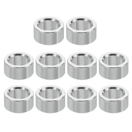 PATIKIL M4 Aluminum Spacer 10pcs Metal Spacers Aluminum 4.1mm ID x 6mm OD x 3mm L Aluminum Spacer Screw Stand Round