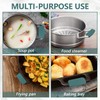 2Pcs Silicone Pot Handle Covers with Buttons, Heat Resistant Cast