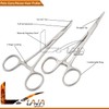 LAJA Imports Pet Hemostat Forceps, Stainless Steel Ear Scissors For