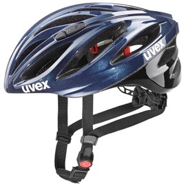 uvex Boss Race - Safe Performance Helmet for Men and Women - Individual Size Adjustment - Optimised Ventilation, Deep Space Black