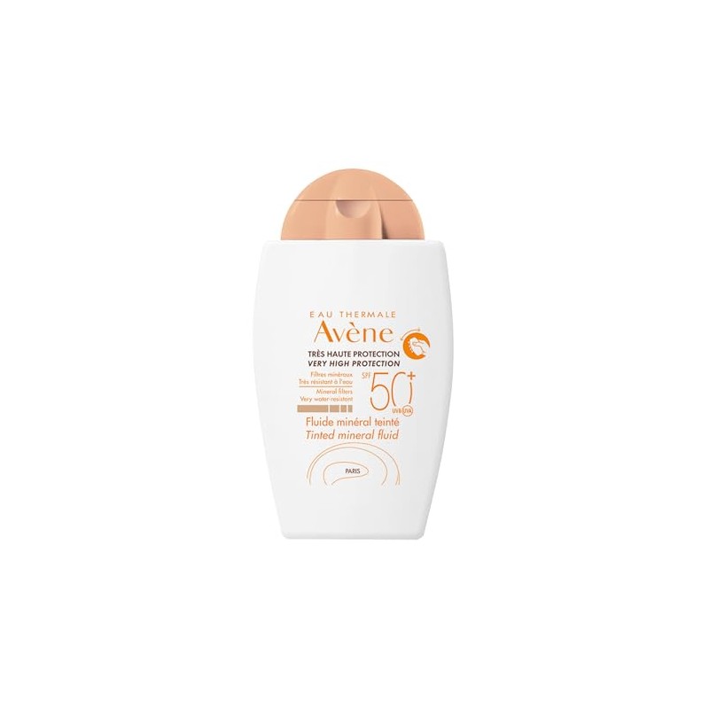 Avene Protector Solar Facial FPS50 con Color, Piel Sensible