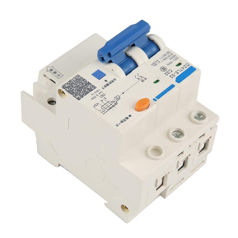 Interruptor diferencial de sobrecarga de 230 V, protección contra cortocircuitos,