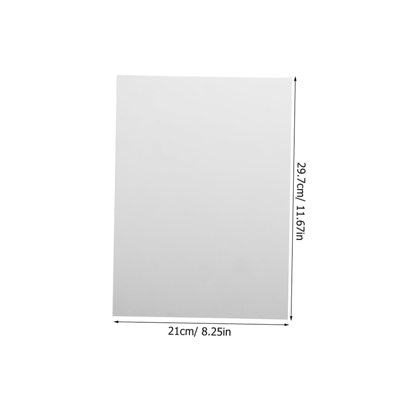 Ipetboom 10pcs PP Plastic Sheets Retardant Craft Panels for DIY