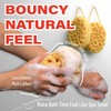myHomeBody Bath Sponge, Foam Loofah, Body Scrubber for Bathing, Exfoliating