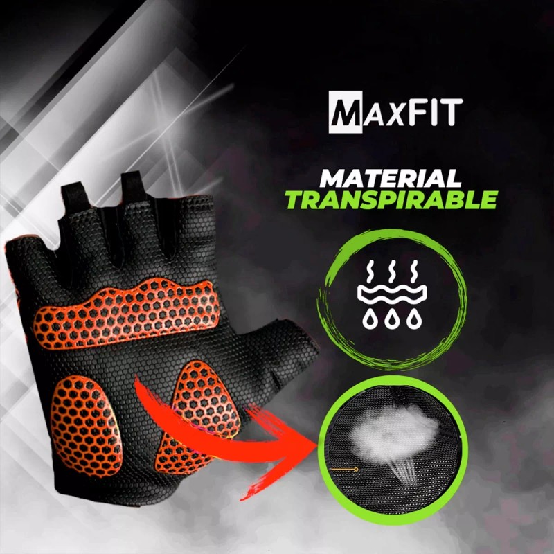Maxfit Guantes Gym Tacticos Pesas Crossfit Gimnasio Maxfit St007