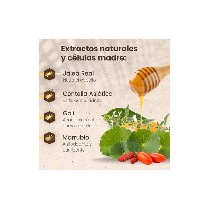 TIO NACHO Shampoo Células Madre, Limpia y purifica con jalea