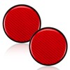 Bojueshaw 2pcs Carbon Fiber Car Cup Pad,Shiny Diamond Anti-Slip Beverage