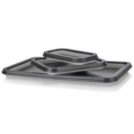 Collapsible Magnetic Parts Tray Set - 3 Different Size Tool Trays for Screw, Bolts, Nuts, Washers, Pins and Other Small Metal Parts, Mechanic Tool Gifts for Men - Light Grey