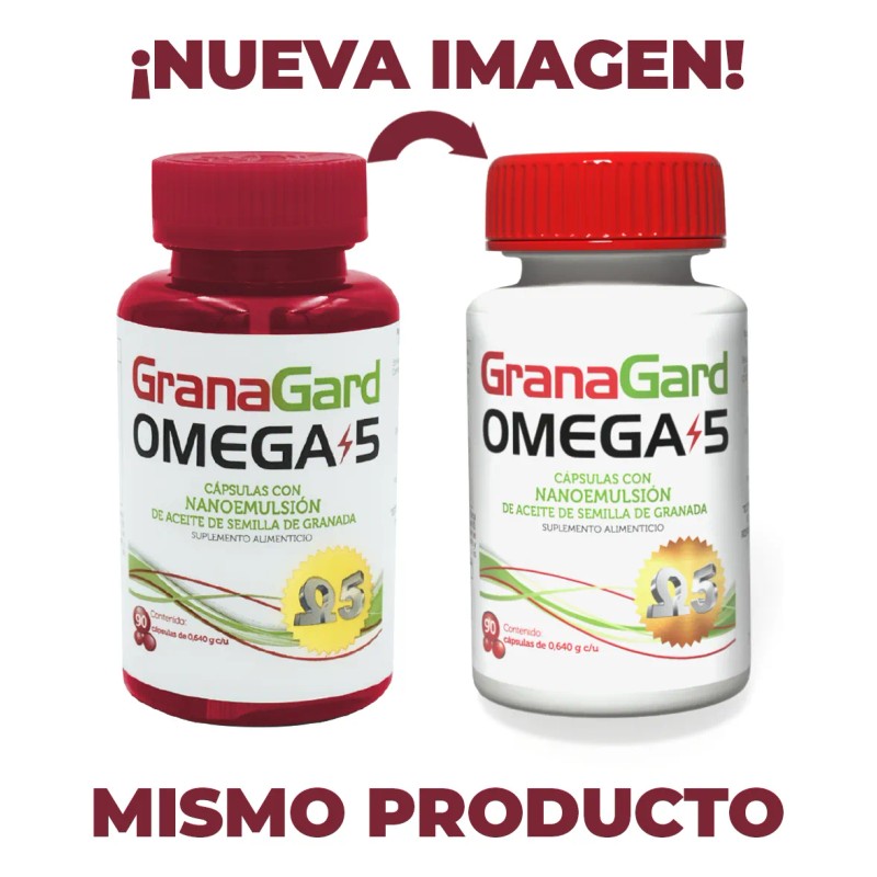 Granagard Nanomulsion Omega 5 Aceite De Granada 90 Capsulas Sabor