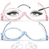 EYEGUARD 2 Pack Makeup Reading Glasses for Women Spring Hinge