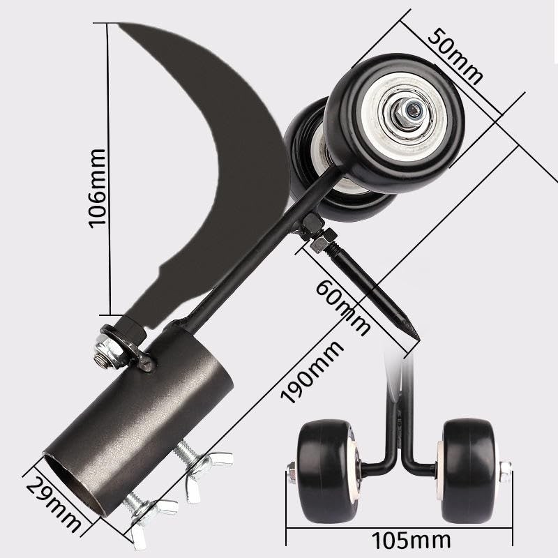 Weeder Tools with Wheels,Stand Up Weeding Tools for Garden,Sidewalk Crack