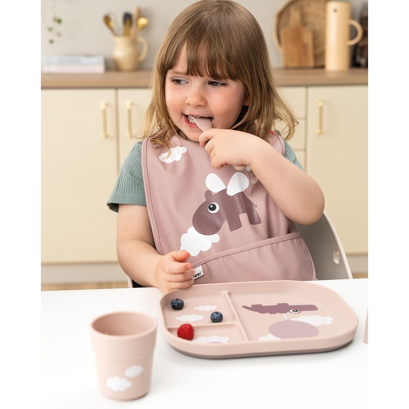 Done by Deer Foodie Children's Plate with Dividers - Children's