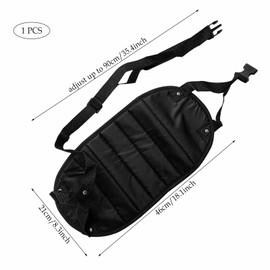 Airplane Foot Rest, Foot Hammock for Flight, Long Haul Flight Essentials, Airplane Footrest Portable Adjustable Travel Accessories for Desk Under Aeroplane Seat Chair Folding Footreat