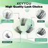 Lash Clusters 96pcs Individual Lashes D Curl 16mm Eyelash Clusters