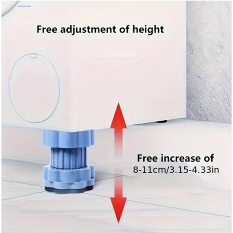 Universal Heightening Pad for Washing Machine Base, General Size Vibration