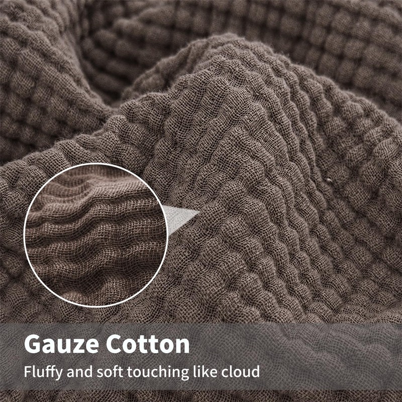 50x60 in Muslin Blanket for Adults, 6 Layer Gauze Blanket