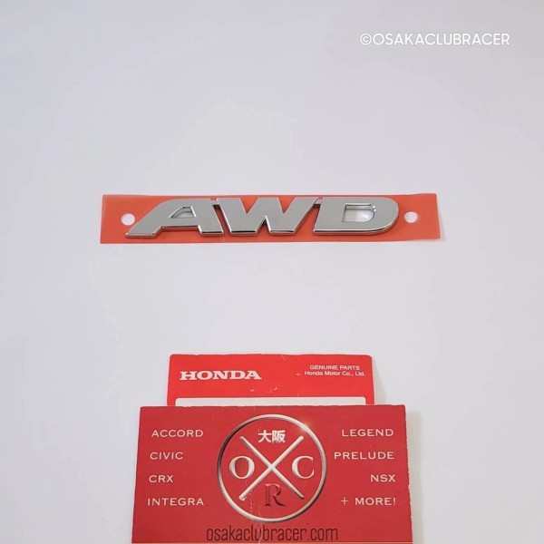 Honda Genuine OEM 2013-2018 Acura RDX Rear AWD Emblem Trunk