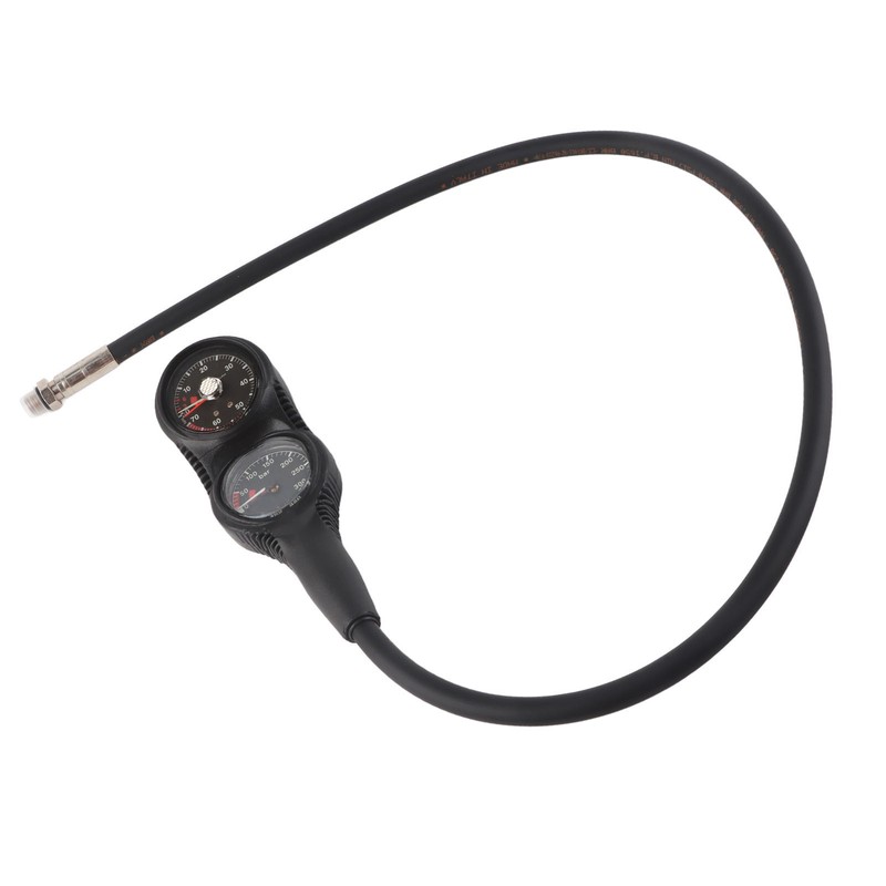 Professional Scuba Diving 2 Gauges Pressure Gauge Dive Digital Depth