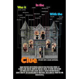 Poster: CLUE -  The 1985 Movie - 12x18" High Quality Print
