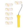 sourcing map 6xPaint Roller Brush 3 Inch 76mm for Household