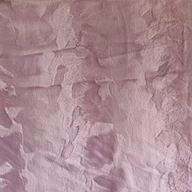 Faux Fur Pony Skin Velboa Fabric Material - Dusty Pink, 1MTR 150cmx100cm