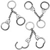 Iconikal Metal Mini Handcuff Thumb Cuff Keychain, 3 Pack