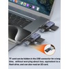 4-in-1 ZOIOT Card Reader, Suitable for ios/3.0USB-c/USB-A Multi-Interface Devices, Supports