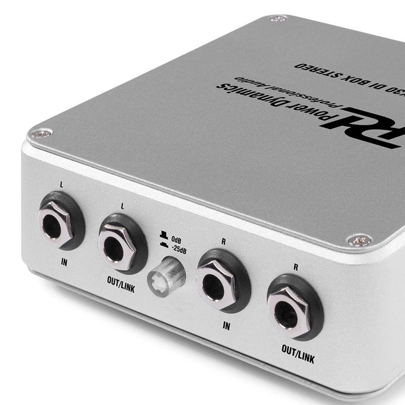 Power Dynamics PD-X30 Direct Injection Box XLR 6.3mm Jack 48V