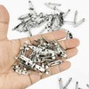 50 Pcs Silver Bar Pins, Safety Pins - Secure Back