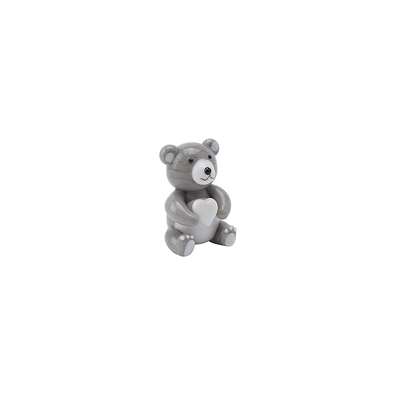 CGB Giftware Glass Teddy Bear | Love Heart | Collectable