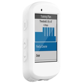 Fit for Garmin Edge 530 GPS Case Protector Cover, Colorful Soft Silicone Protective Case Bumper Sleeve Shell Accessories for Garmin Edge 530 GPS Bike Computer (White)