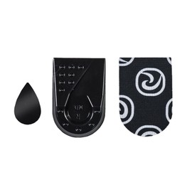 Rehband Heel Spur Gel Inserts, 1 Pair, Heel Wedge for Sports and Everyday Use, Insole with Shock Absorbing Effect, Size: L, Side: Pair