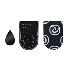 Rehband Heel Spur Gel Inserts, 1 Pair, Heel Wedge for Sports and Everyday Use, Insole with Shock Absorbing Effect, Size: L, Side: Pair