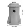 Clear Cartridge Filter Pump, 330 Gallon Ground Swimming Pool Filter,