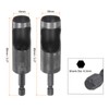 HARFINGTON Leather Hollow Punch Set 1/4 Hex Shank for Drills,