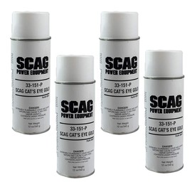 Scag 4PK Genuine OEM 12oz Can Orange Cat's Eye Gold Spray Paint 48521