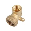 tecuro High Quality Brass Clamp Connector Ceiling Angle 1/2 Inch